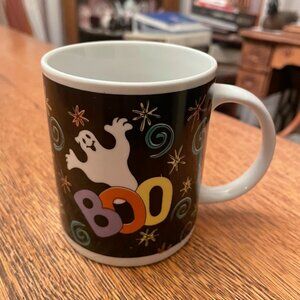Vintage Scary Ghost Halloween Themed BOO Coffee Cup Mug